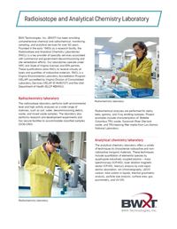 Radioisotope and Analytical Chemistry Lab